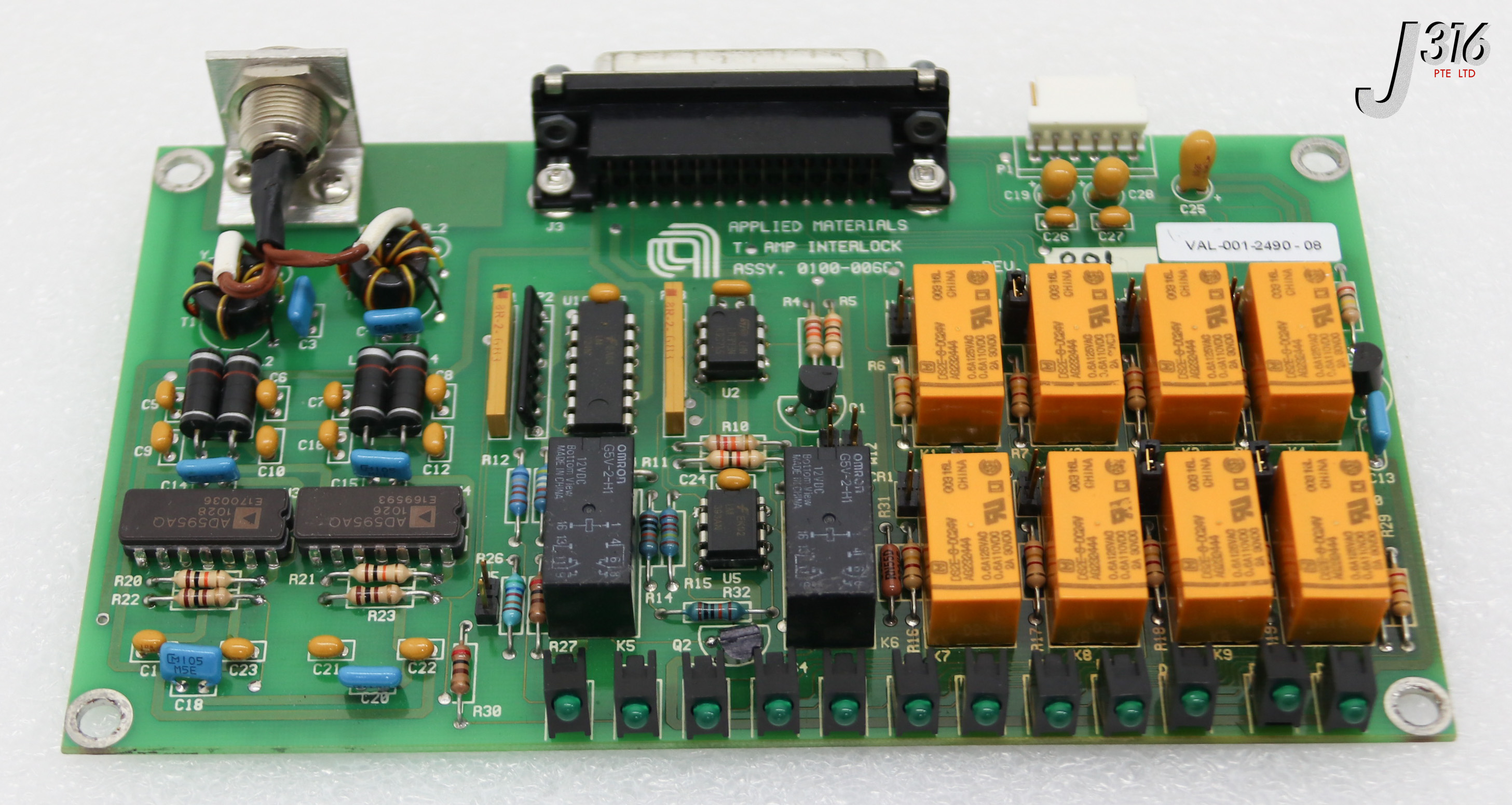 34959 APPLIED MATERIALS PCB, ASSEMBLY TC AMP INTERLOCK BD 0100
